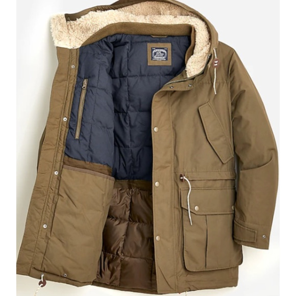 J. Crew Other - J.CREW  Franconia parka with PrimaLoft Coat Jacket Olive Green Khaki Men's NWOT